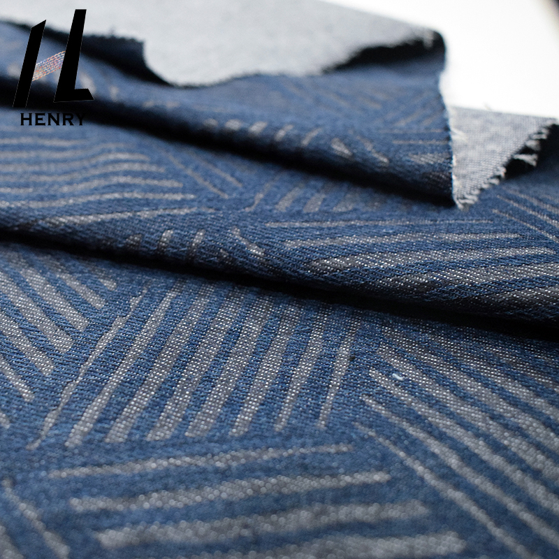 Henry Fashion Jeans Pants Grinding Flower Denim Fabric