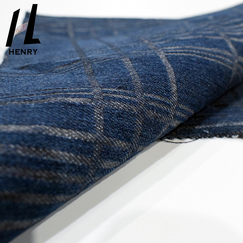 Henry Fashion Jeans Pants Grinding Flower Denim Fabric